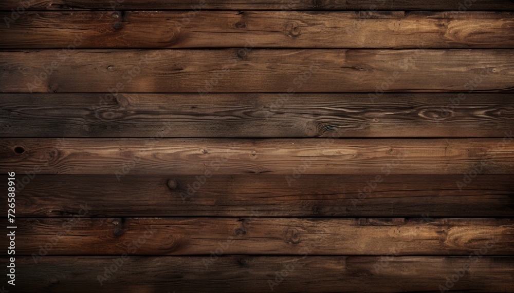 Warm and Textured: Dark Brown Wooden Boards Creating a Rich Background Warm and Textured: Dark Brown Wooden Boards Creating a Rich Background