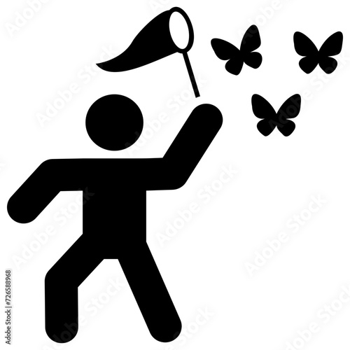 Catching  Butterfly