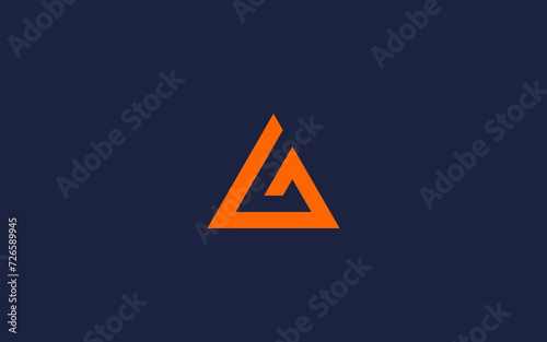Free Download letter lg triangle logo icon design vector design template inspiration - GFXLoad