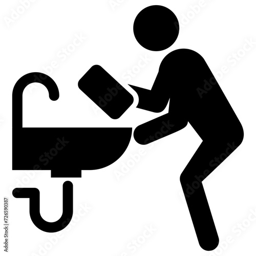 Wash Basin Cleaning 