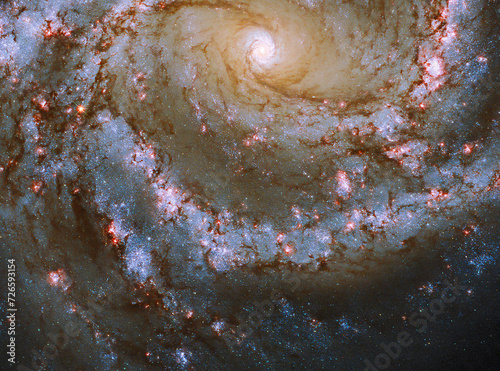 Fototapet Face-on spiral galaxy, NGC 4303