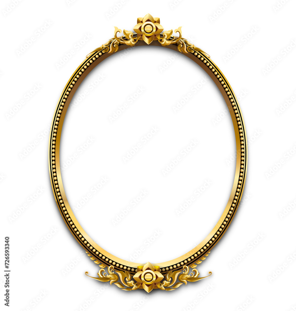 Thai art frame border pattern illustration Thai art frame border pattern illustration