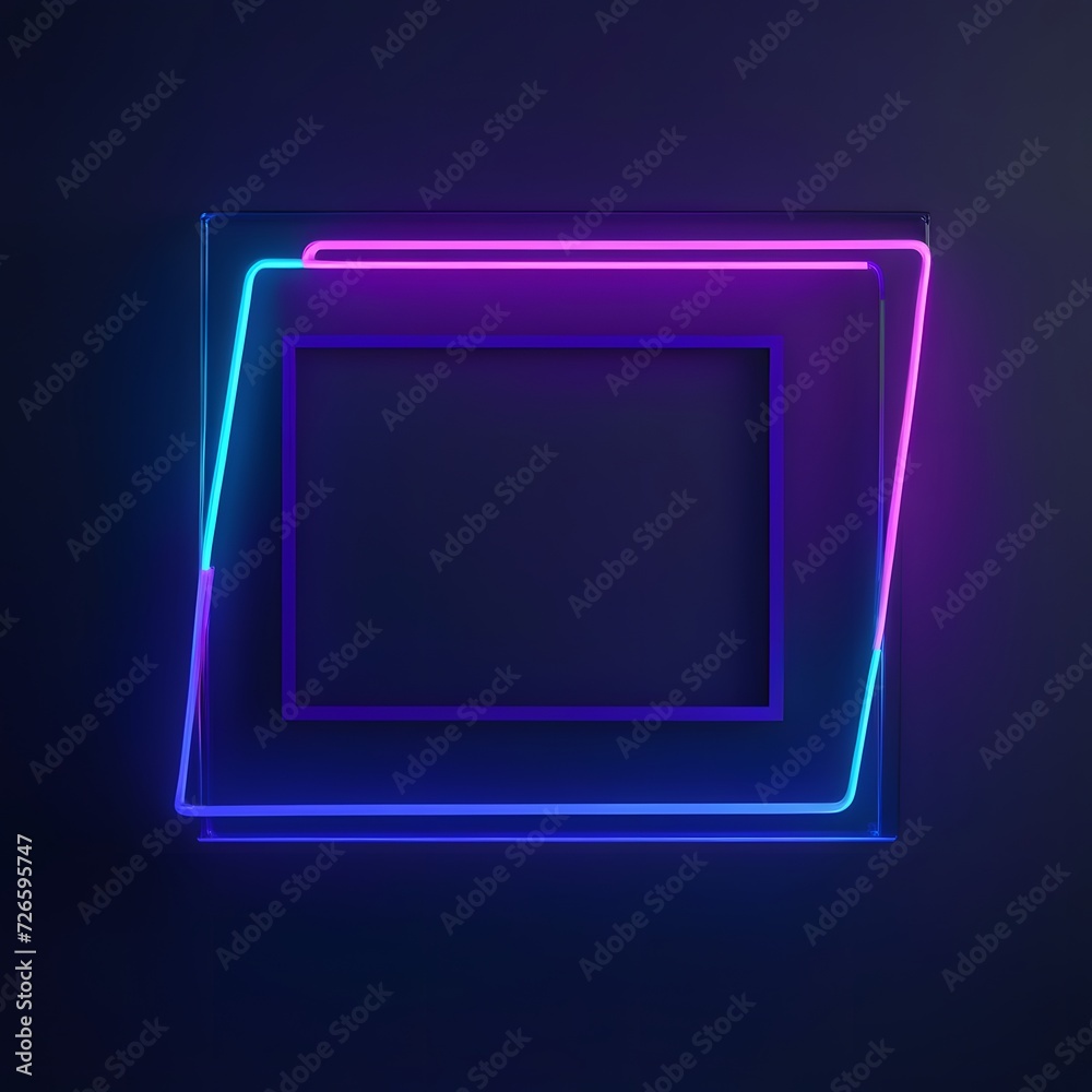 Neon light frame Background. Neon light frame Background.