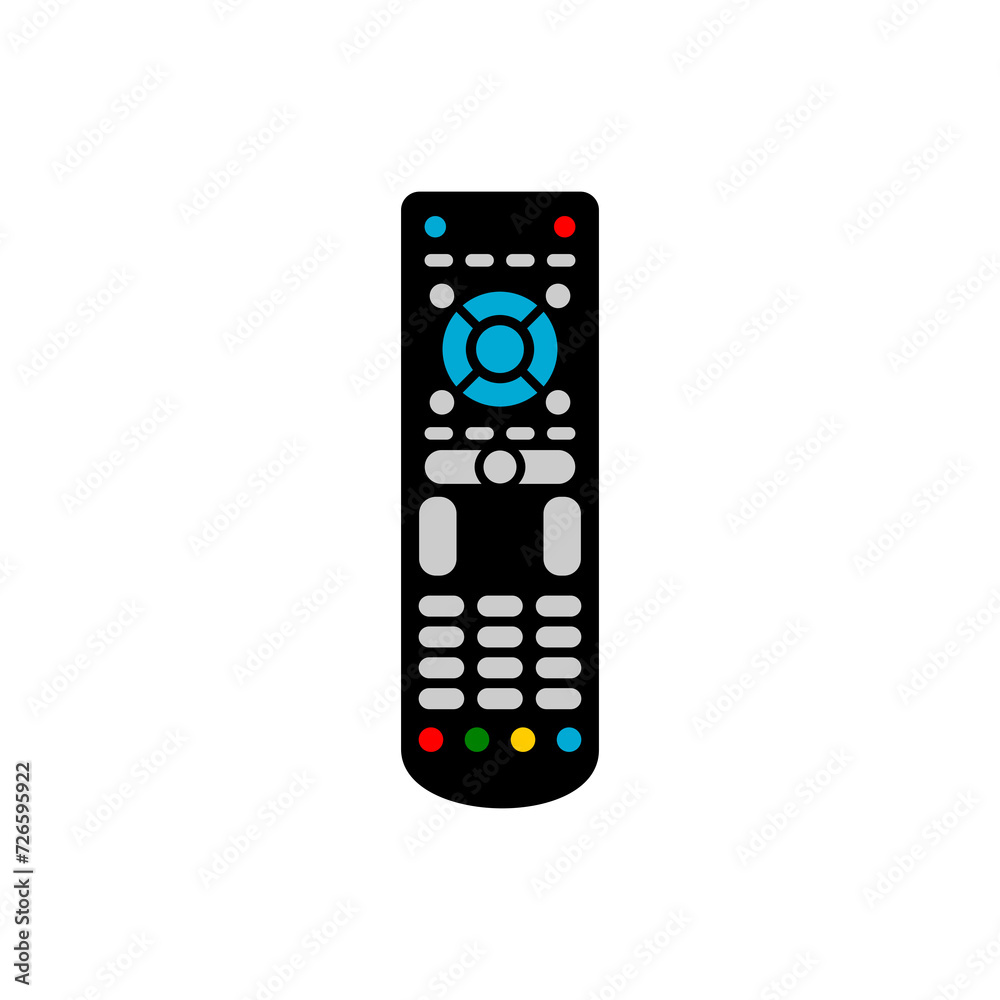 Remote control symbol icon isolated on transparent background Remote control symbol icon isolated on transparent background