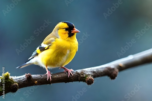 yellow wagtail on a branch © Sébastien Jouve