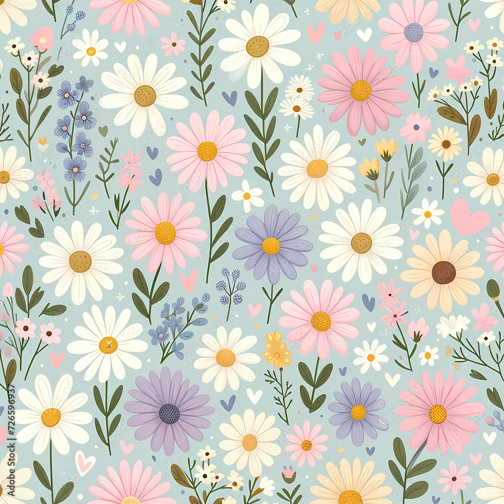 seamless floral pattern seamless floral pattern
