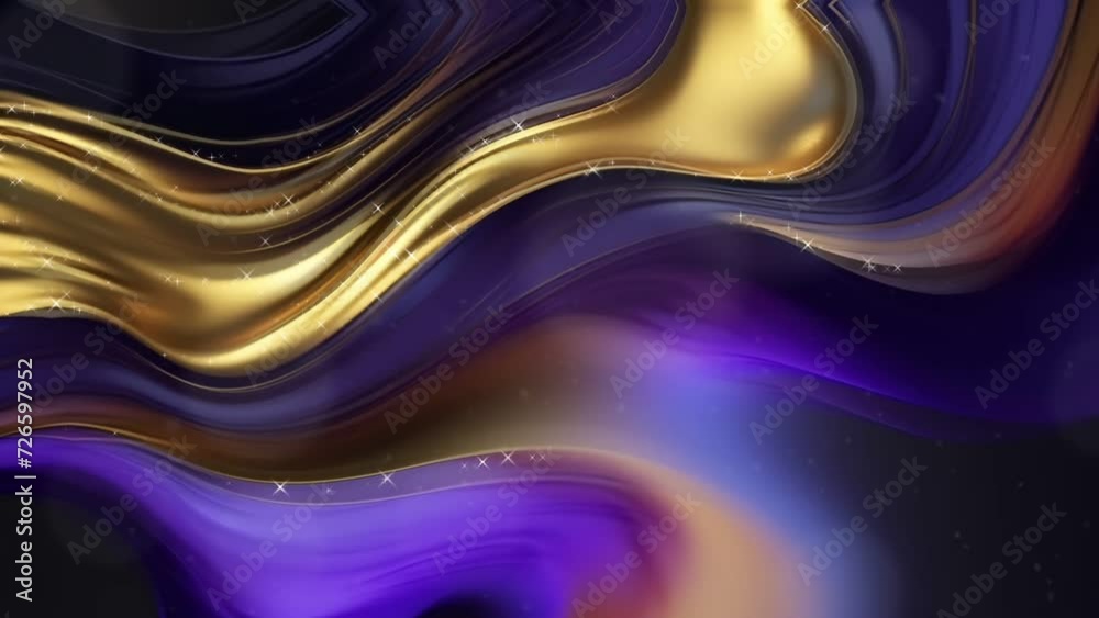 Animation background Abstract background with colorful lines suitable for graphic design, mobilephone backgrounds, advertising, and artistic projects. Vibrant and dynamic visual element. gold, purple