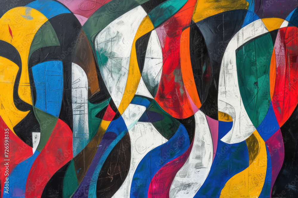 Abstract backdrop representation of the Civil Rights Movement, bold ...