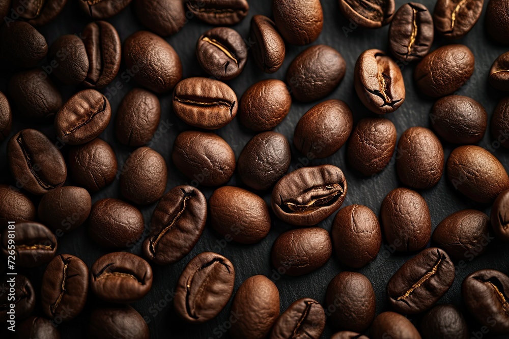 roast coffee beans falling down, in the style of viennese actionism roast coffee beans falling down, in the style of viennese actionism