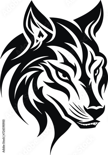 Wallpaper Mural tribal wolf vector illustration for tattoo, logo and sticker designs Torontodigital.ca