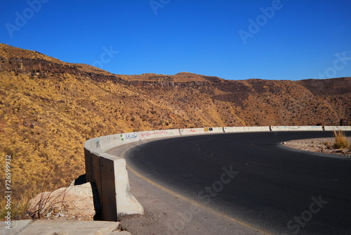 Beautiful dry mountains in Quetta, Pakistan