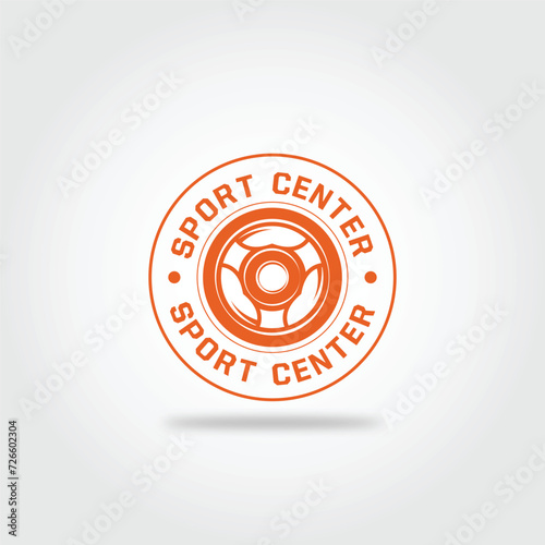 Fitness logo design for gym sport and fitness center