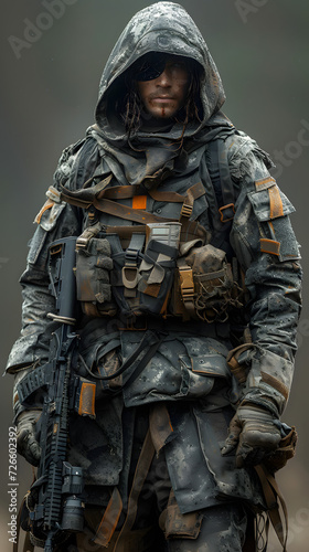 person in military uniform