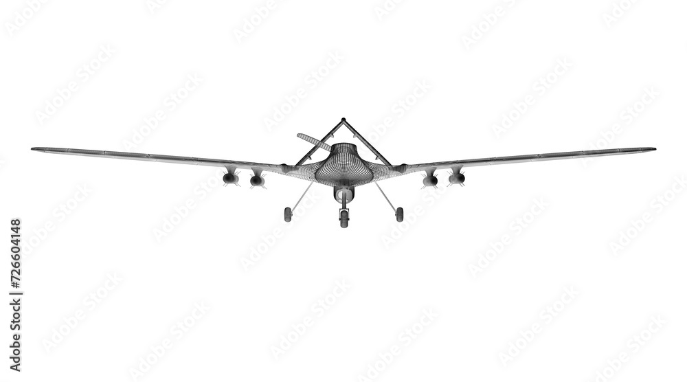Combat drone 3d model Combat drone 3d model