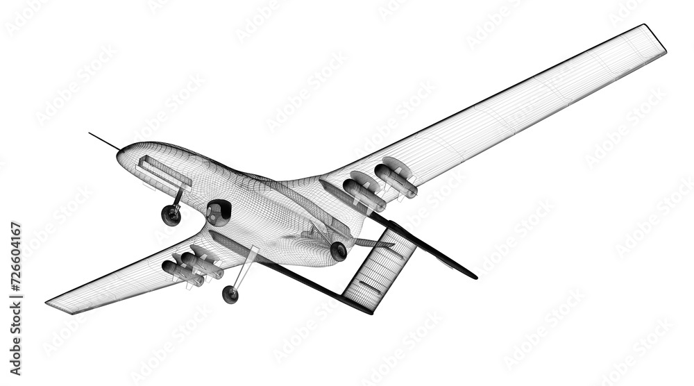 Combat drone 3d model Combat drone 3d model