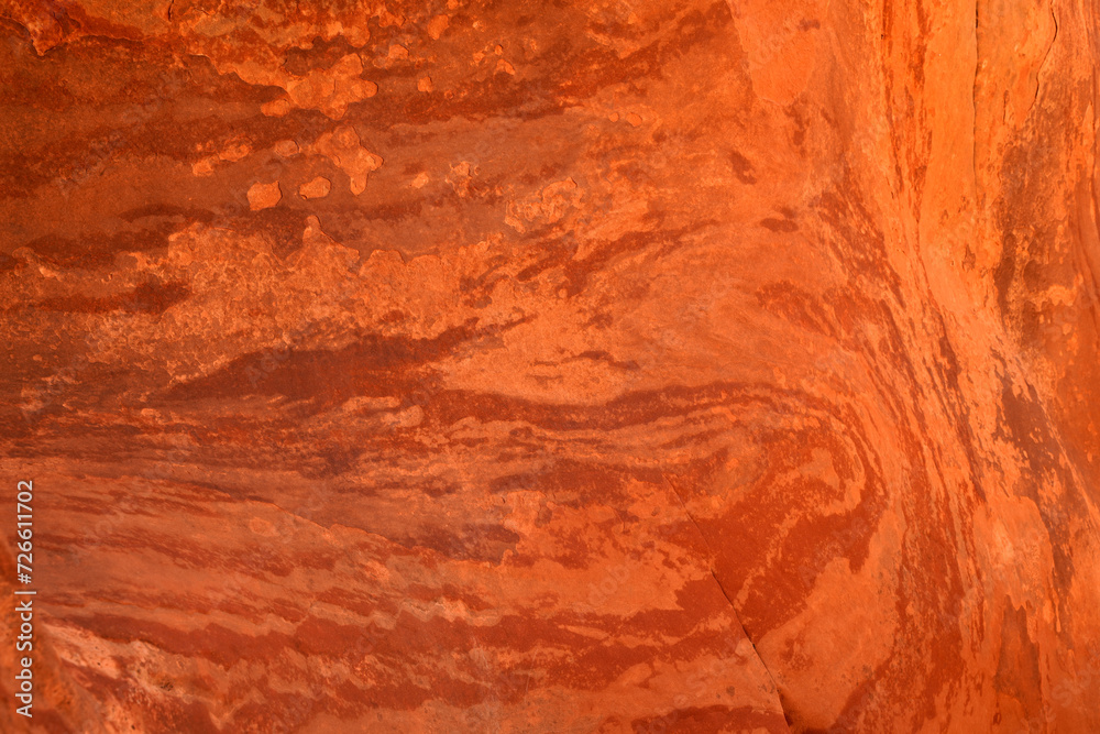 Colorful stone structures and pattern found near Escalante, Utah, United States