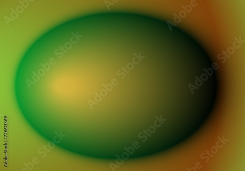 Fondo verde, amarillo y rojo degradado con forma elíptica horizontal