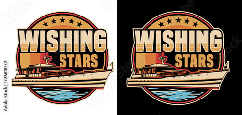 Ship Cruise vintage logo ver2 photo