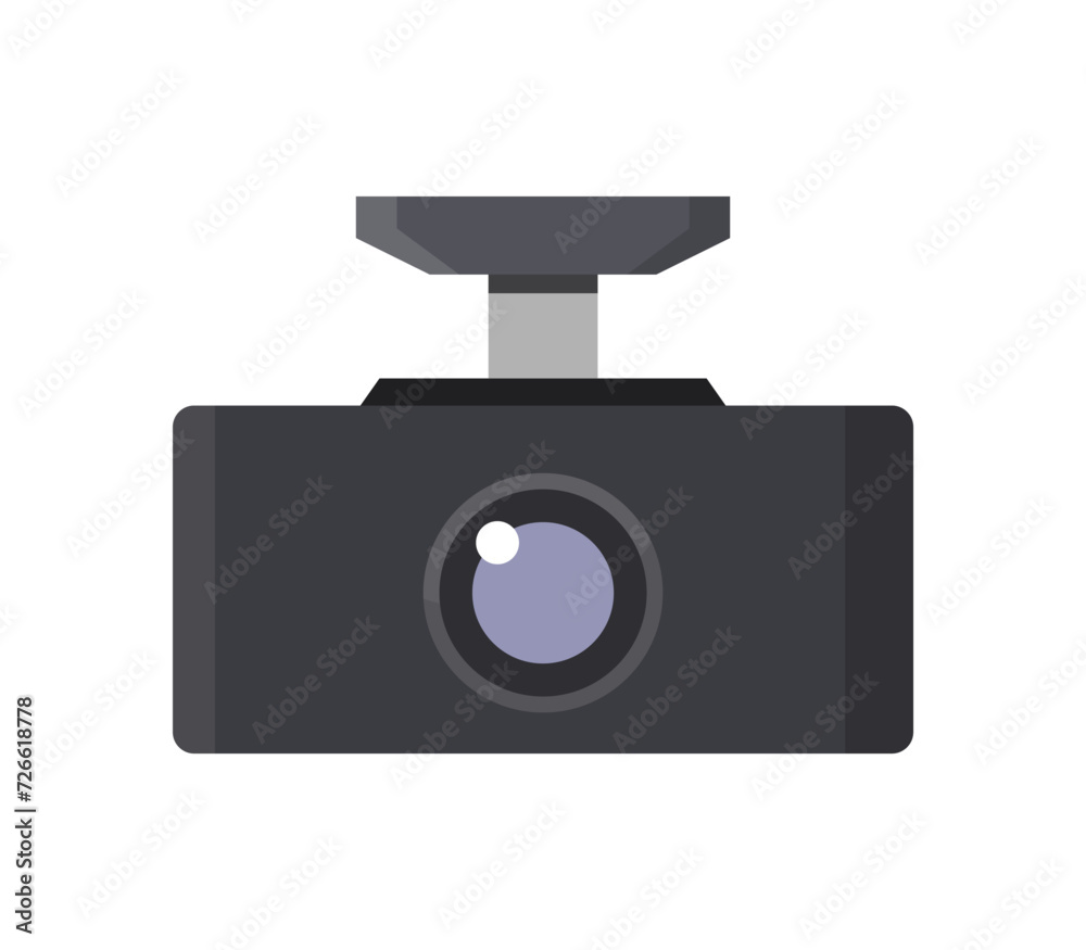 Camera isolated on a white backdrop Camera isolated on a white backdrop