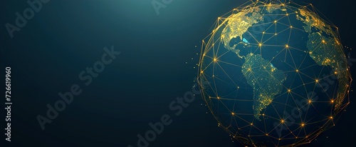 background with globe HD 8K wallpaper Stock Photographic Image