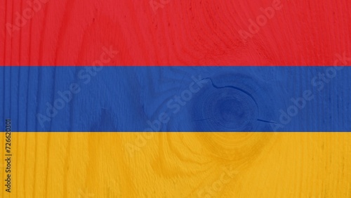 Wood grain Armenia national country flag vector © The Brainy Canadian
