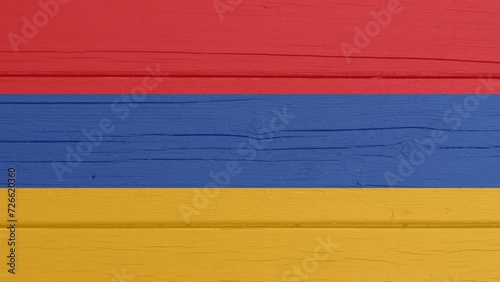 Wooden planks Armenia national country flag vector
