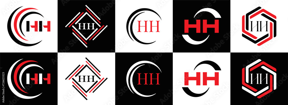 HH logo. H H design. White HH letter. HH, H H letter logo SET design. Initial letter EE linked circle uppercase monogram logo. H H letter logo SET vector design. HH letter logo design
HH logo. H H design. White HH letter. HH, H H letter logo SET design. Initial letter EE linked circle uppercase monogram logo. H H letter logo SET vector design. HH letter logo design