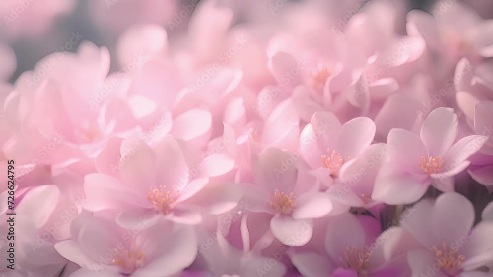 A delicate whirlpool of petals and soft pastel colors evoking a sense of tranquility and peace. Abstract motion background A delicate whirlpool of petals and soft pastel colors evoking a sense of tranquility and peace. Abstract motion background