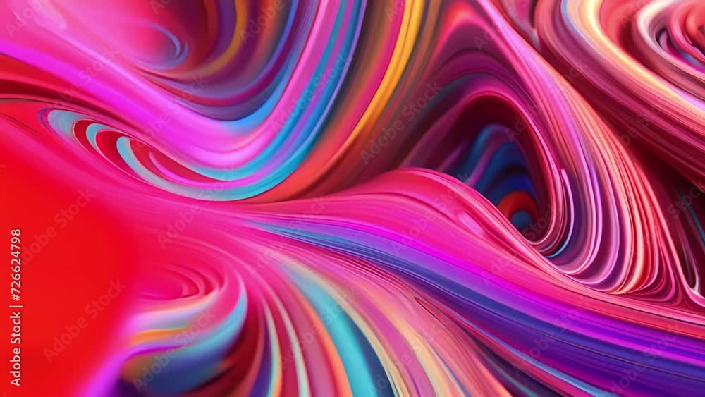 Turbulent currents of vibrant colors create a vibrant and chaotic whirlpool effect. Abstract motion background Turbulent currents of vibrant colors create a vibrant and chaotic whirlpool effect. Abstract motion background