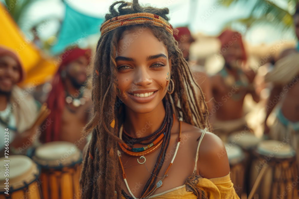 A music festival featuring artists from diverse genres and cultures, celebrating universal harmony. Concept of musical diversity and global unity. Generative Ai. A music festival featuring artists from diverse genres and cultures, celebrating universal harmony. Concept of musical diversity and global unity. Generative Ai.