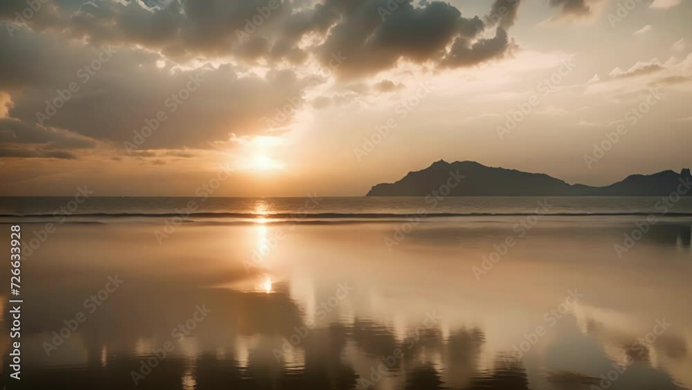 A delicate light on the horizon shrouded in enigmatic allure. A delicate light on the horizon shrouded in enigmatic allure.