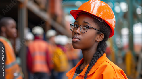 Student On School Field Trip To Construction Site
