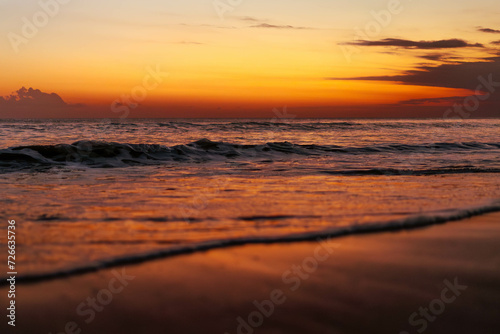 sunset at the beach © Laura