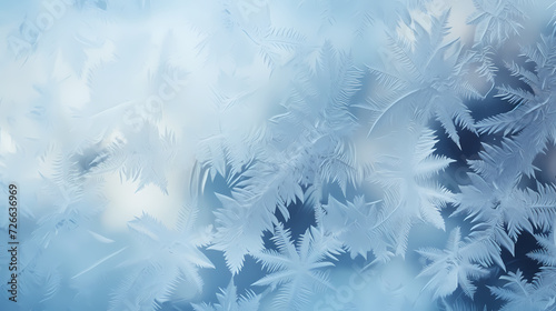 Festive snowflake background with beautiful design and space for text