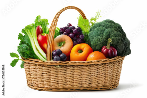 Fresh Vegetables in a Basket
