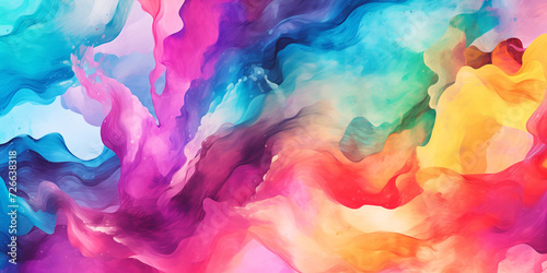 Watercolor vector colorful abstract background for print, wallpaper, wall art 