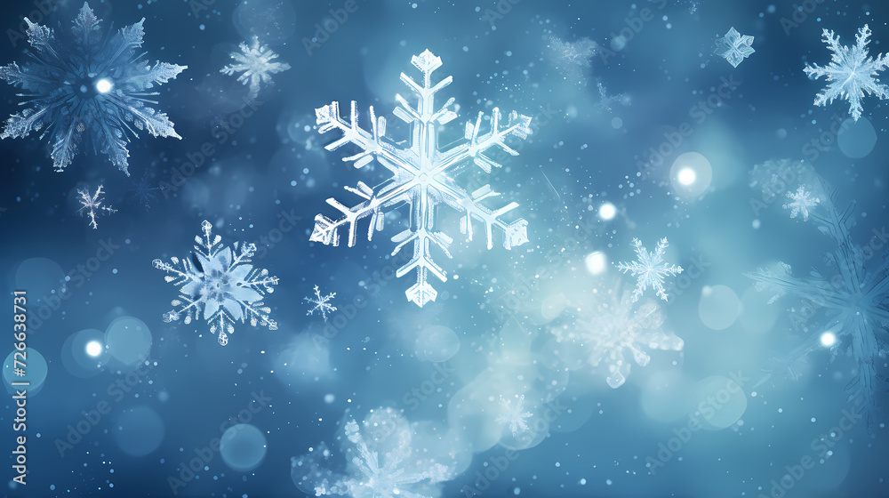 Festive snowflake background with beautiful design and space for text Festive snowflake background with beautiful design and space for text