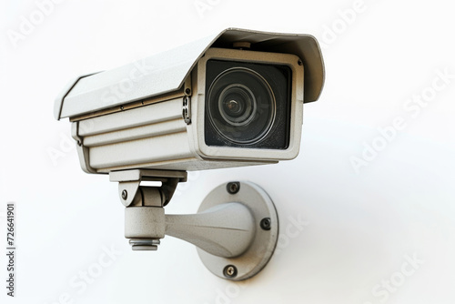 Security Technology: Isolated CCTV on White