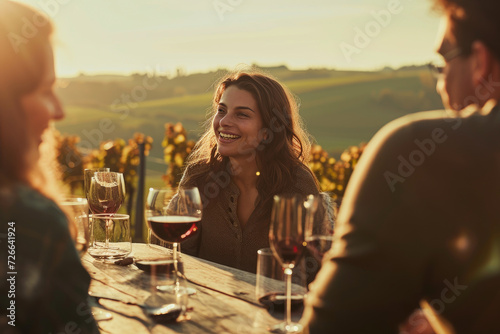 Wine, Friends, and Golden Hours in the Vineyards
