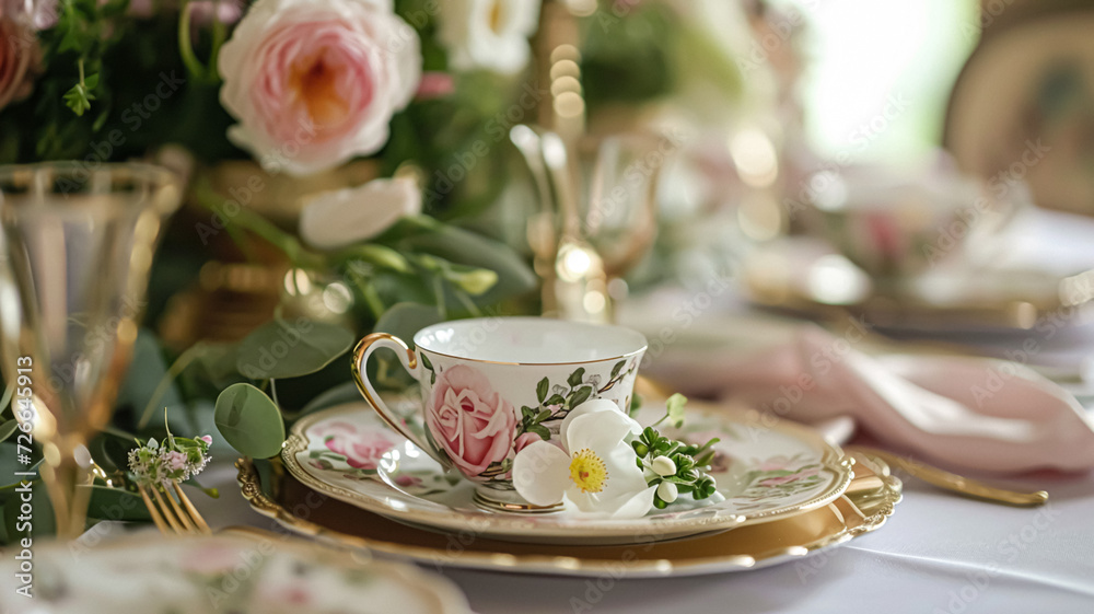 Delightful afternoon tea with cakes and pastries Delightful afternoon tea with cakes and pastries