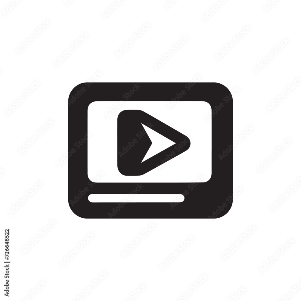 video icon vector video icon vector