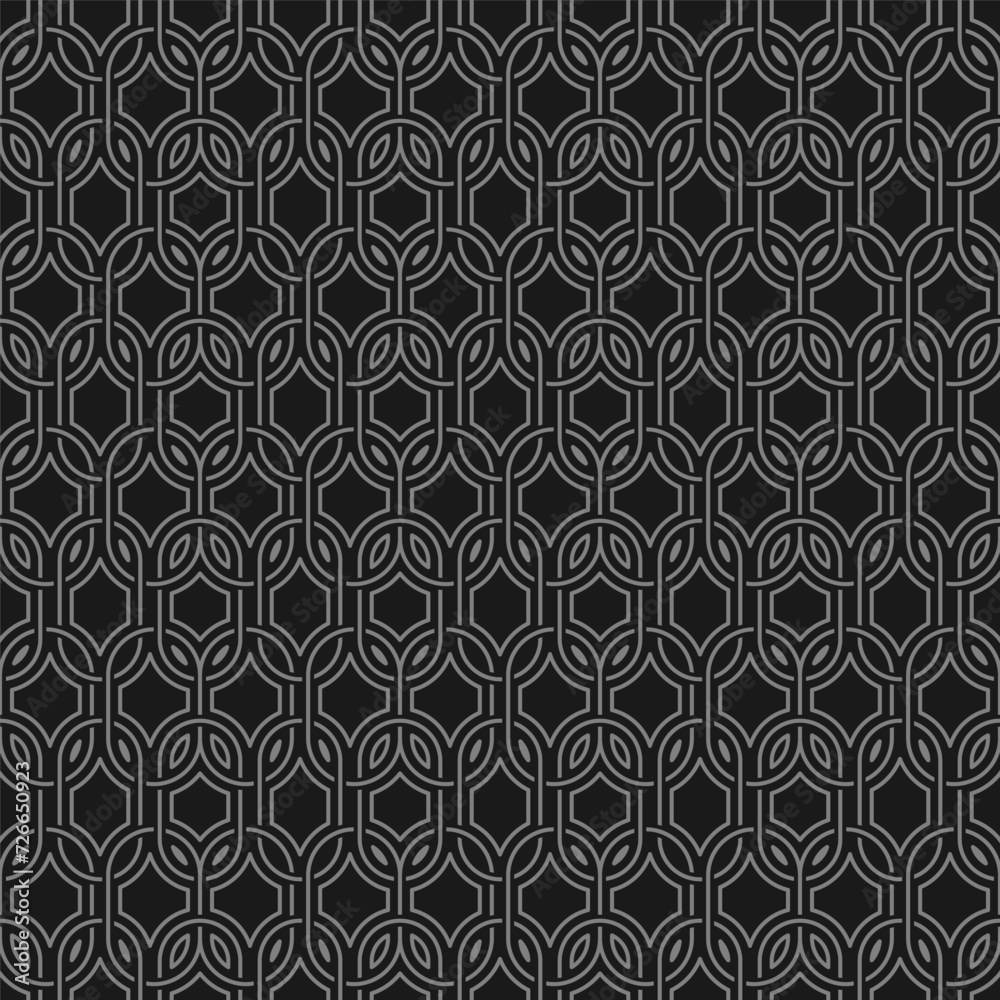 Seamless pattern of intertwined lines. Design of texture, textiles, clothing, packaging and creative idea Seamless pattern of intertwined lines. Design of texture, textiles, clothing, packaging and creative idea