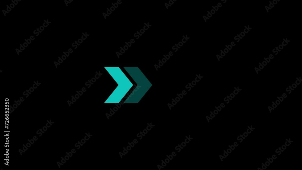 4K Silhouette Arrows Animation in Black Color Isolated on Green Chroma Key Background 4K Silhouette Arrows Animation in Black Color Isolated on Green Chroma Key Background