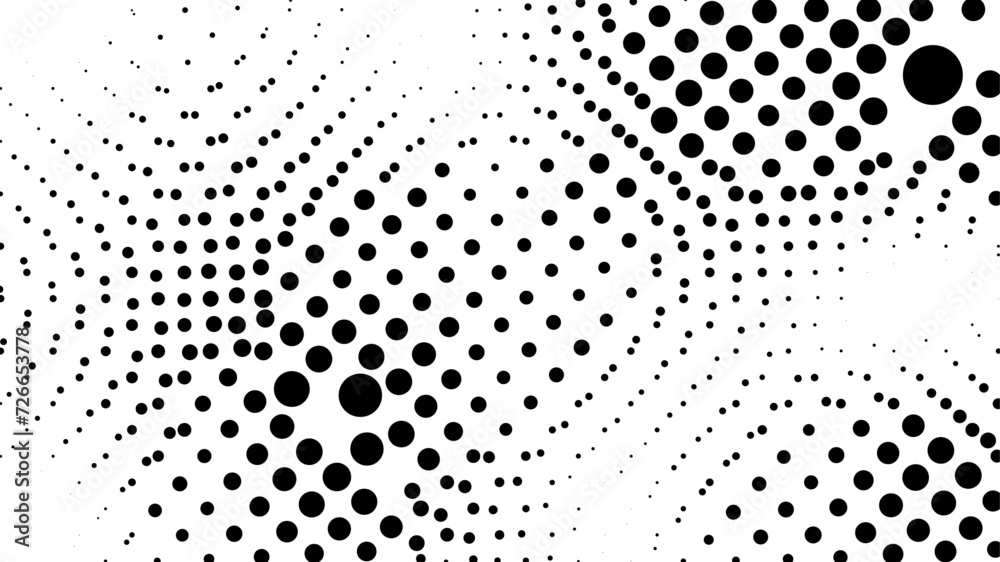 Abstract pop art comic style black dot halftone Vector. Black dotted spray vector illustration. Creative pattern vector halftone background. Creative black halftone pattern.	
