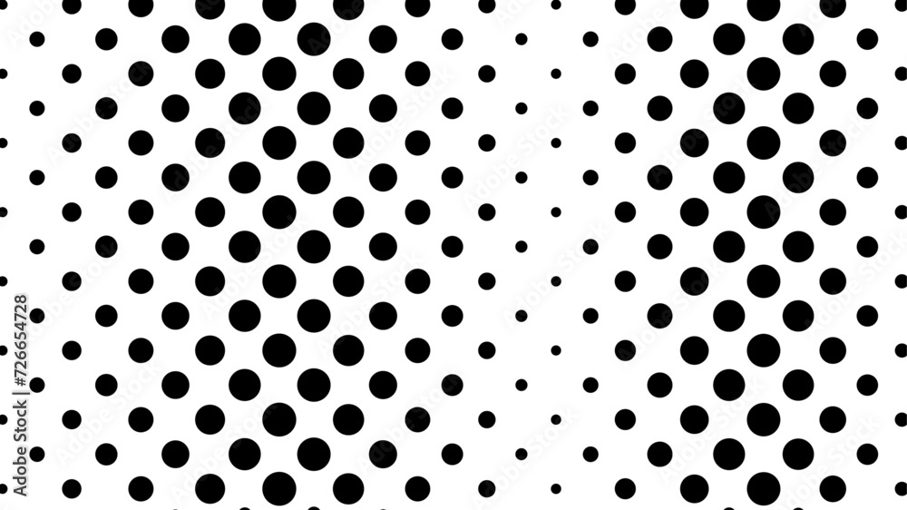 Abstract pop art comic style black halftone isolated on white background Vector. Dotted black dot spray vector illustration. Creative pattern vector halftone background. Black dot spray gradation.