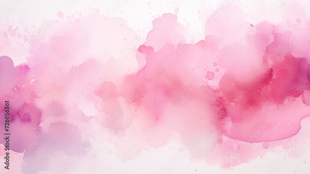 Water color, pink, white background, used as a background in the wedding and other tasks. 4k, high detailed, full ultra HD, High resolution