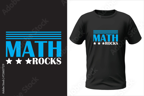 Math Rocks T-shirt design photo