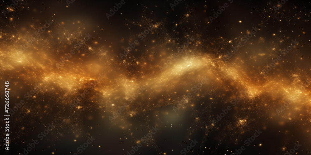 Abstract star background in gold color