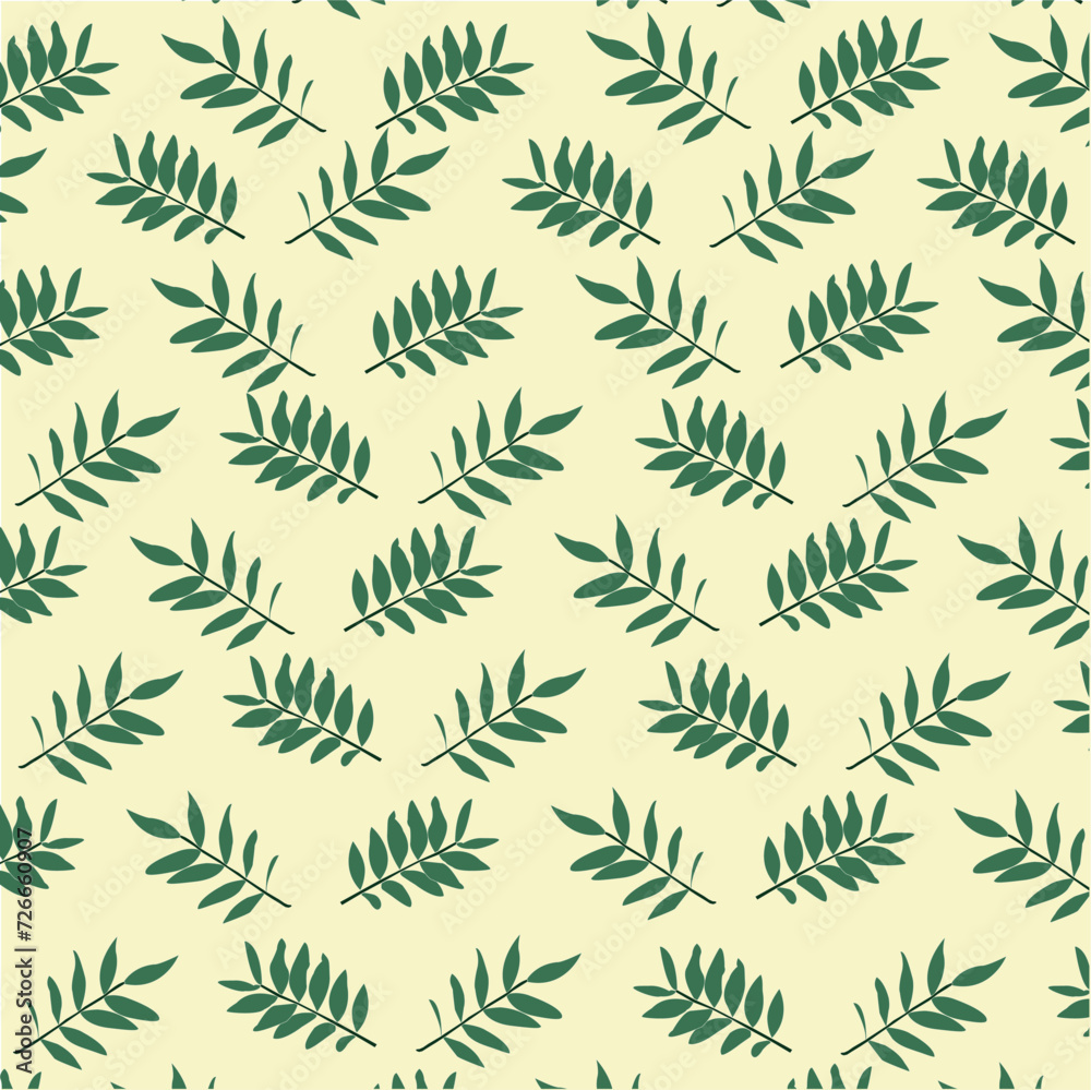 seamless pattern with leaves in oblique arrangement style seamless pattern with leaves in oblique arrangement style