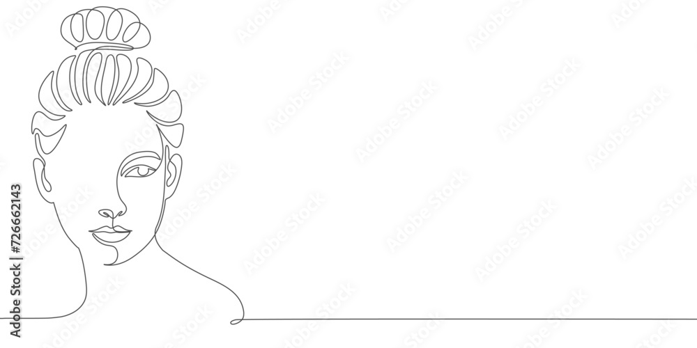 Women’s face line art style. International Women's Day continuous line art drawing. woman portrait. Hand drawn feminine minimalistic modern art. Beauty and fashion concept. Women’s face line art style. International Women's Day continuous line art drawing. woman portrait. Hand drawn feminine minimalistic modern art. Beauty and fashion concept.